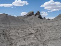 Scenic View of Factory Butte in Utah, USA