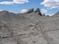 Scenic View of Factory Butte in Utah, USA