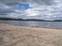 Scenic View of a Lake in Colorado: Clouds and Nature