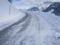 Scenic Winter Landscape in the Alps of Switzerland