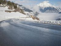 Scenic Winter Landscape in Germany