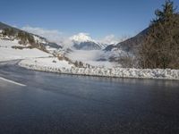 Scenic Winter Landscape in Germany