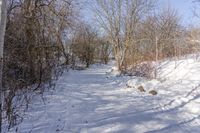 Scenic Winter Landscape in Ontario, Canada