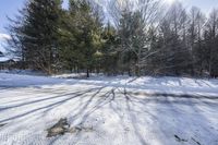 Scenic Winter Landscape in Ontario, Canada