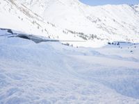 Scenic Winter Road in the German Alps 001