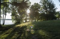 Serene Landscape - Canada Lake Reflection 001