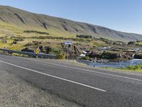 Serene Landscape of Iceland with Mountains and River