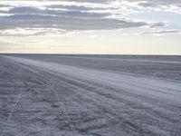 A Serene Landscape: Plain with a Grey Sky