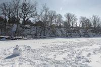 Serene Landscape in Rural Canada Winter 004