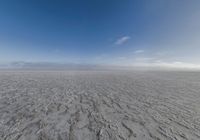 Serene Salt Lake Landscape under a Clear Sky