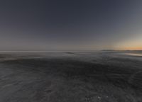 Serene Utah Desert with Calm Clear Sky