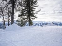 Serene Winter Landscape in the Swiss Alps