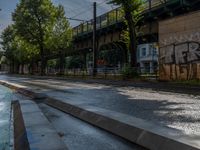 Shadows Over Berlin's Urban Roads and Bridges