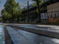 Shadows Over Berlin's Urban Roads and Bridges