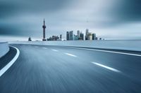 Shanghai Cityscape: Overlooking the Dawn