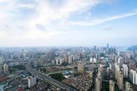 Shanghai Cityscape: Overlooking the City during the Day