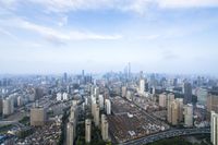 Shanghai Cityscape: Overlooking the City during the Day