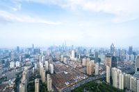 Shanghai Cityscape: Overlooking the City during the Day