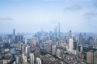 Shanghai Cityscape: Overlooking the City during the Day