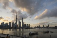 Shanghai Cityscape: Overlooking a Modern Metropolis