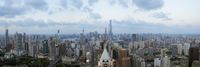 Shanghai Overlook: A Metropolitan Skyline