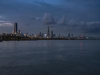 Shenzhen Cityscape: Coastal Skyline Overlooking the Sea