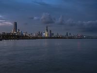 Shenzhen Cityscape: Coastal Skyline Overlooking the Sea