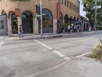 a man on a skateboard in front of a building that has been constructed into a store