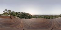 three different images of a skateboarder looking over the ramp at the camera while the sun is setting