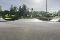 Skatepark: Concrete Surface in Toronto, Canada