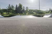 Skatepark: Concrete Surface in Toronto, Canada