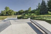 Skatepark in Toronto, Ontario, Canada