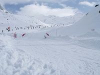 Skiing in France Alps - Clear Sky 001