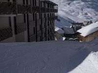 Skiing in France: Clear Skies and a Stunning Mountain Range