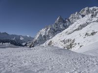 Skiing Tourist Attraction in the French Alps