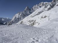 Skiing Tourist Attraction in the French Alps