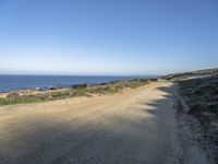 Azure Sky over Coastal Landscape in Portugal