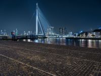 Night Skyline: Cityscape Lights in Holland