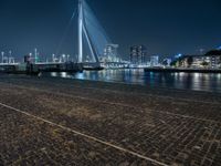 Night Skyline: Cityscape Lights in Holland