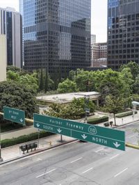 Aerial View of Modern Architecture and Skyscrapers in Los Angeles, California, USA