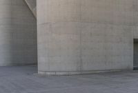 Sleek Concrete Building in Business District, Texas