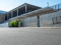 Sleek Concrete Office Building in Urban Landscape 003