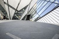Sleek Glass Facade in Urban Environment 001