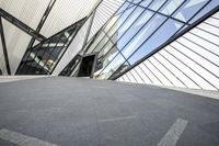 Sleek Glass Facade in Urban Environment 002