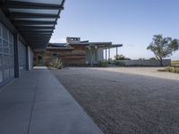 Sleek Grey Building under Clear Sky in Los Angeles