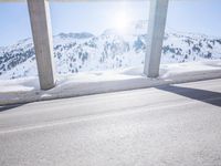 Snow and Ice: A Glacial Floor in the European Mountains