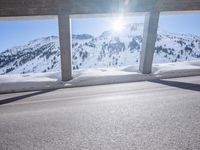 Snow and Ice: A Glacial Floor in the European Mountains