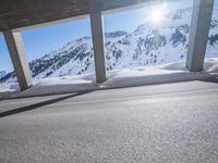 Snow and Ice: A Glacial Floor in the European Mountains