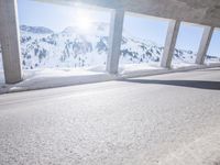 Snow and Ice: A Glacial Floor in the European Mountains