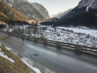 Snow Covered Alps: A Majestic View of Europe